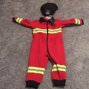 Fleece fireman outfit. 18months.